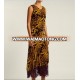 2018 Autumn Winter Poular Leopard Print Velvet Midi Dress Women Print Dress (QZ18102301)